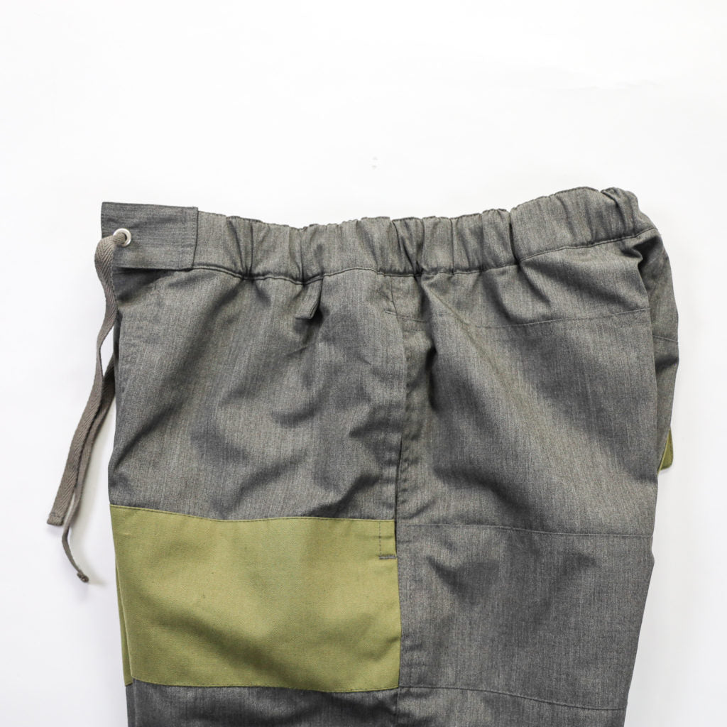 CENTER LINE HERRINGBONE GRAY × KHAKI