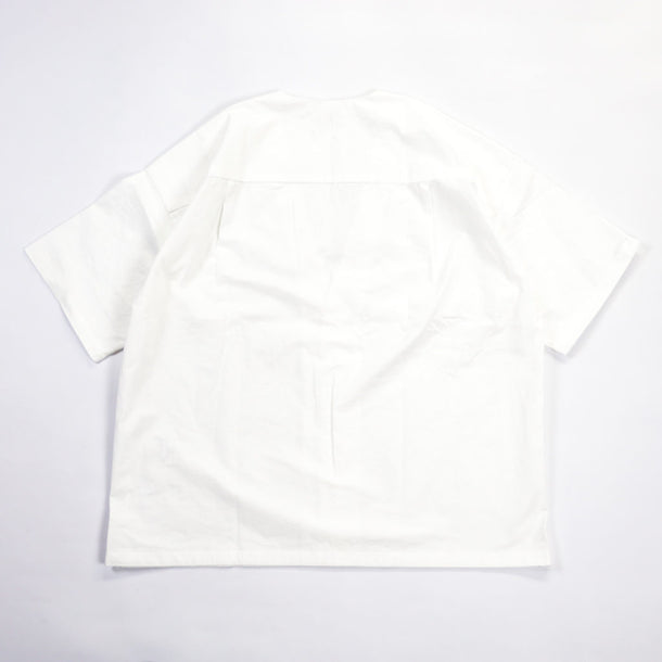 LOOSE CARDIGAN S/S WHITE