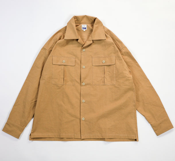 LOOSE SHIRTS L/S D.BEIGE