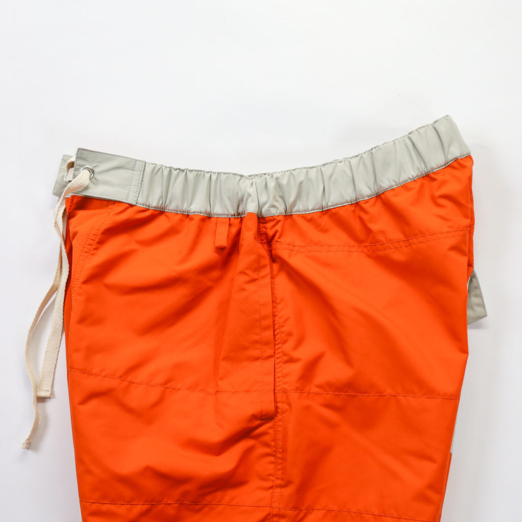 BOARD SHORTS 3LINE ORANGE×GRAY