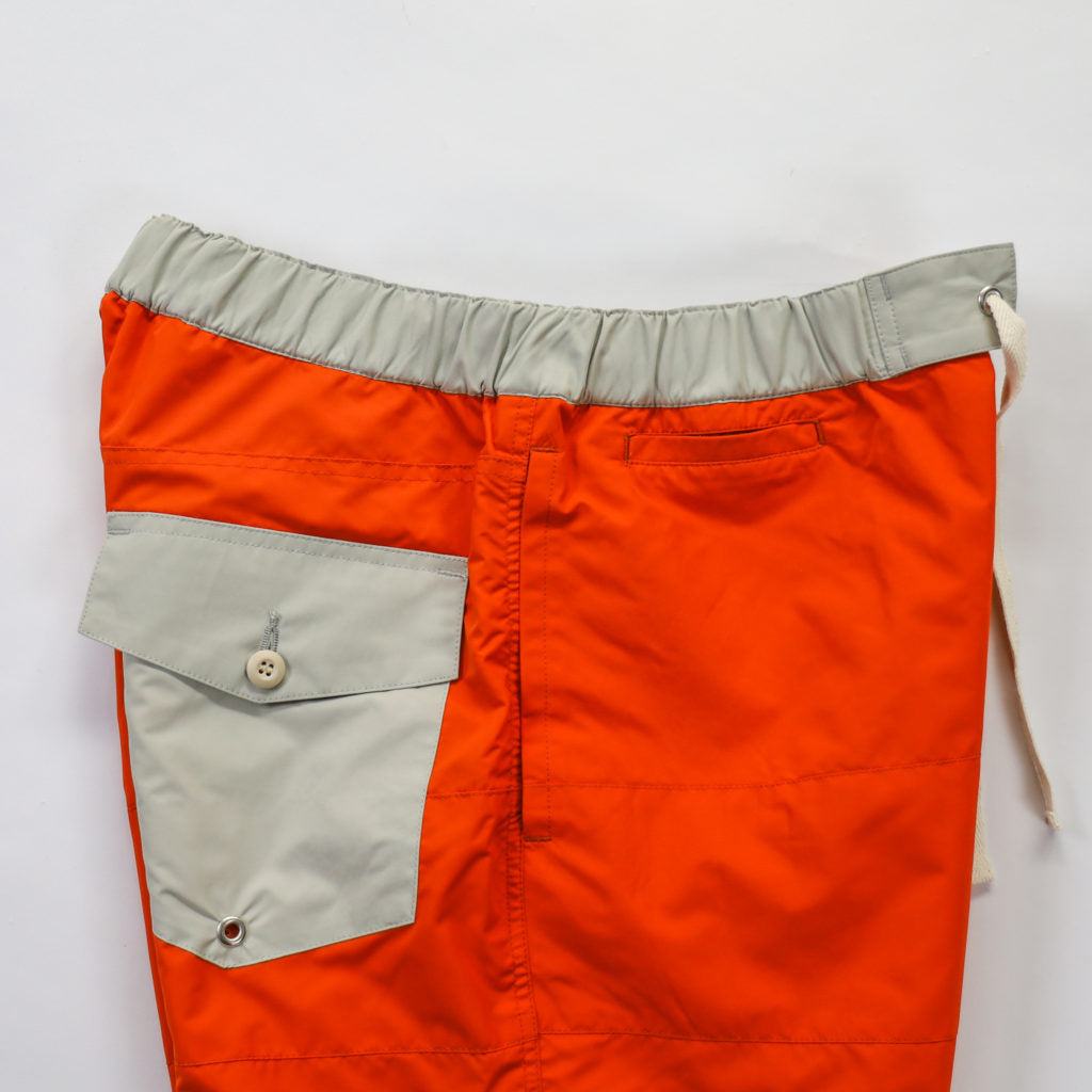 BOARD SHORTS 3LINE ORANGE×GRAY