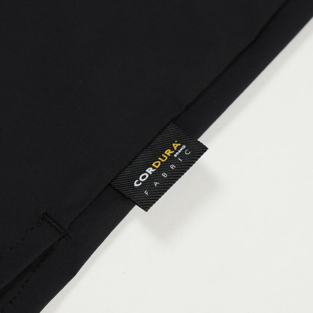LOOSE CARDIGAN S/S STRETCH BLACK
