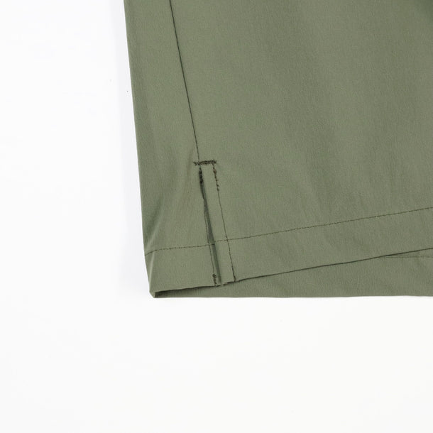 LOOSE CARDIGAN S/S STRETCH KHAKI