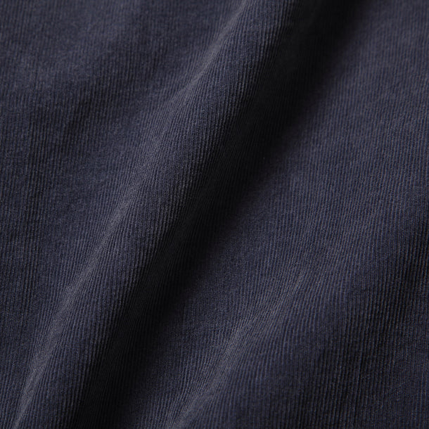 LOOSE CARDIGAN L/S W/PKT (CORDUROY) - NAVY