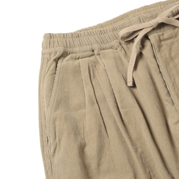 2P WIDE PANTS (CORDUROY) - BEIGE
