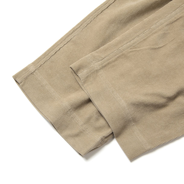 2P WIDE PANTS (CORDUROY) - BEIGE