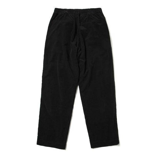 2P WIDE PANTS (CORDUROY) - BLACK | Short pants every day