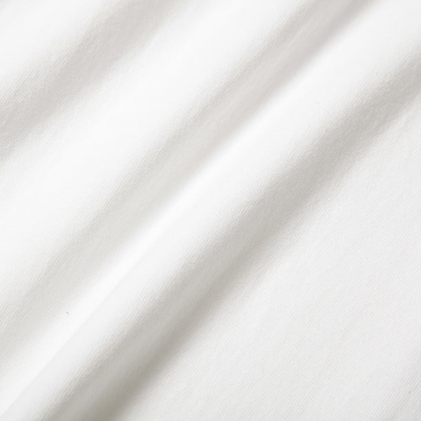 L/S T-SHIRTS (FLAG) - WHITE×BLACK