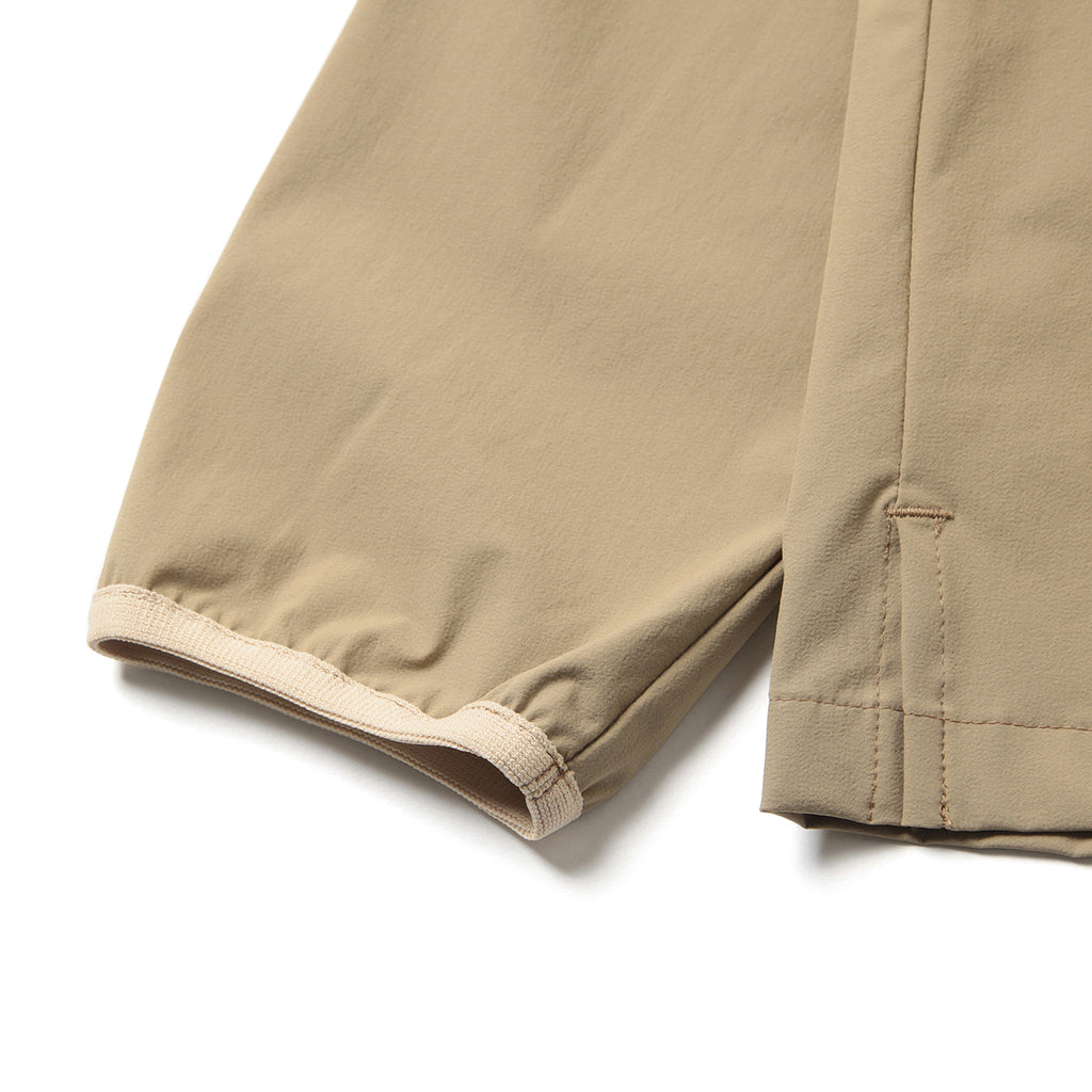 LOOSE CARDIGAN L/S w/PKT STRETCH BEIGE