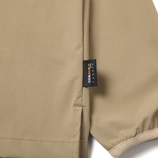 LOOSE CARDIGAN L/S W/PKT STRETCH BEIGE