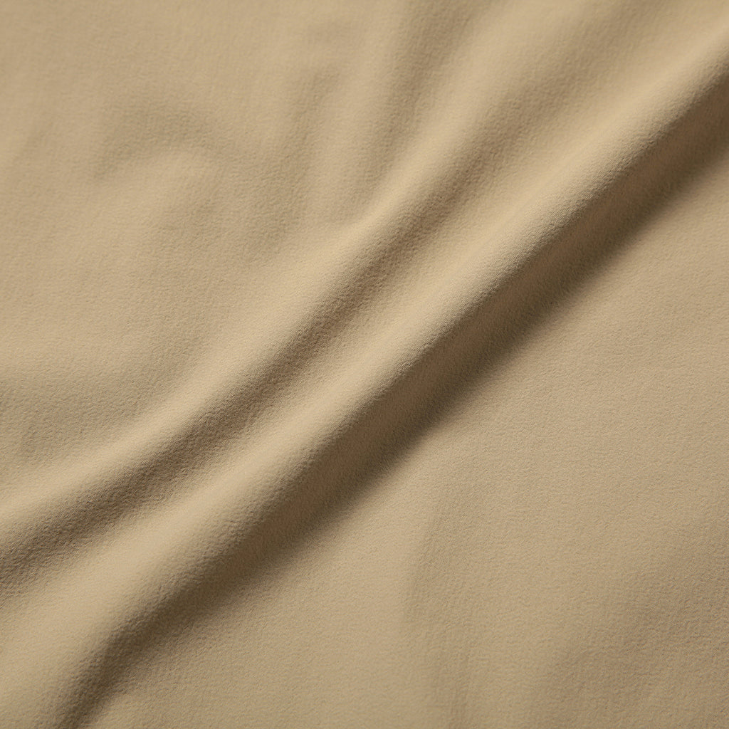 LOOSE CARDIGAN L/S w/PKT STRETCH BEIGE