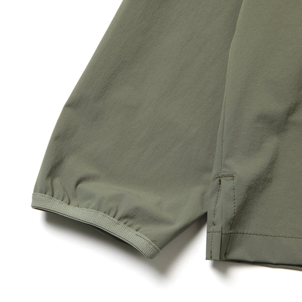 LOOSE CARDIGAN L/S W/PKT STRETCH KHAKI