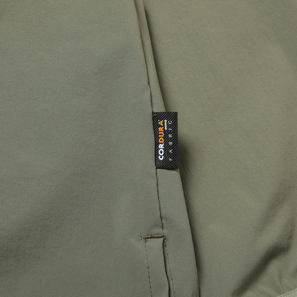 LOOSE CARDIGAN L/S W/PKT STRETCH KHAKI