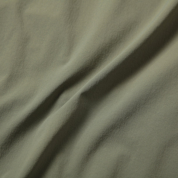 LOOSE CARDIGAN L/S W/PKT STRETCH KHAKI