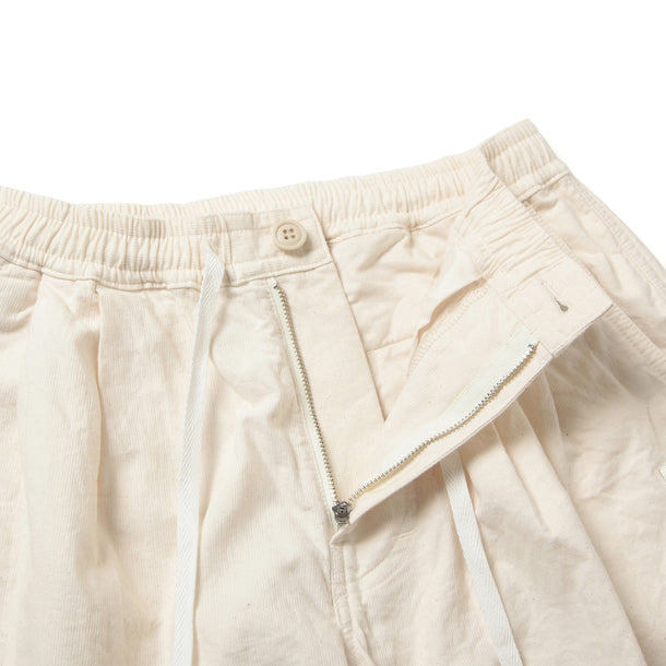 2P WIDE PANTS (CORDUROY) - NATURAL