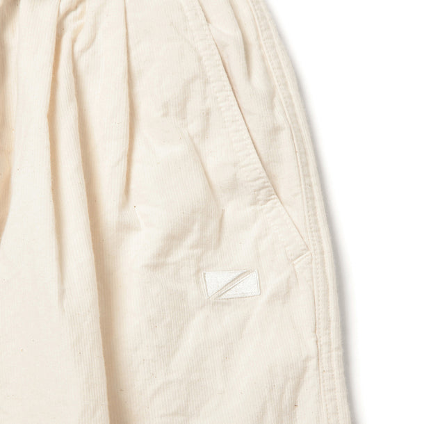 2P WIDE PANTS (CORDUROY) - NATURAL