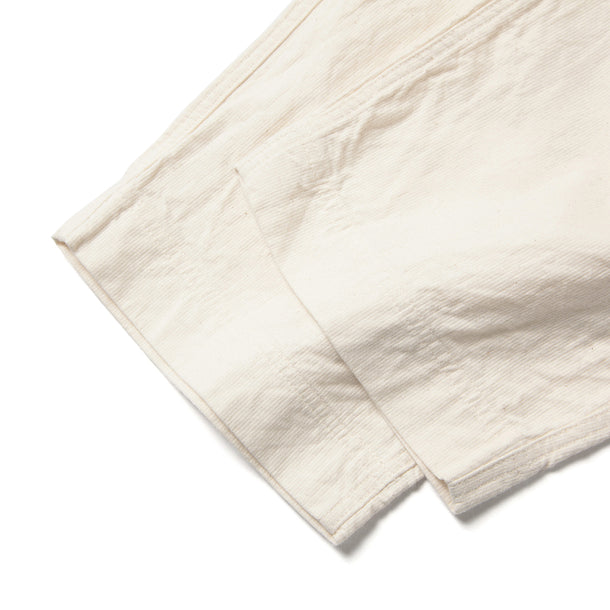 2P WIDE PANTS (CORDUROY) - NATURAL