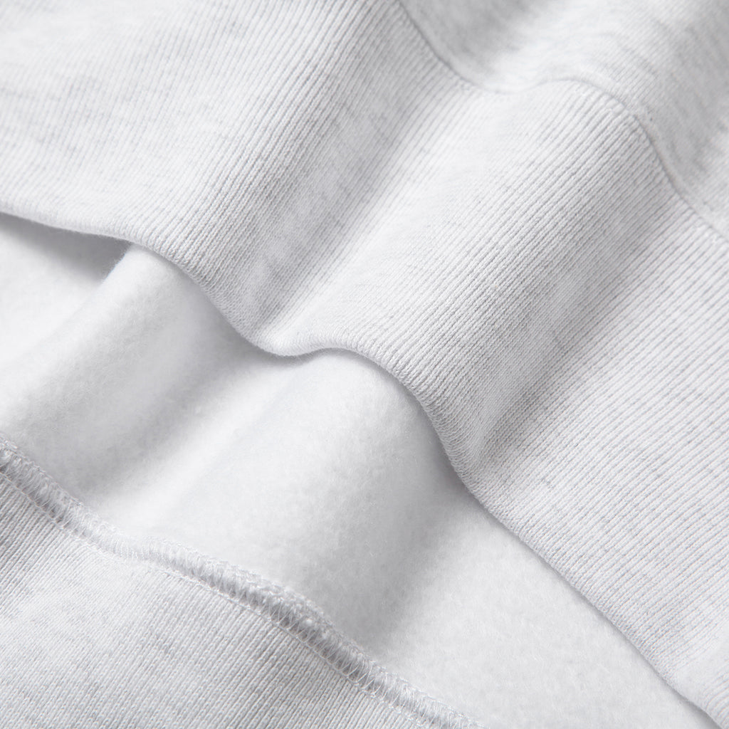 LOOSE SWEAT CREW W/POCKET - ASH