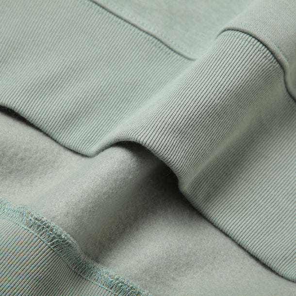 LOOSE SWEAT CREW W/PKT - GREEN