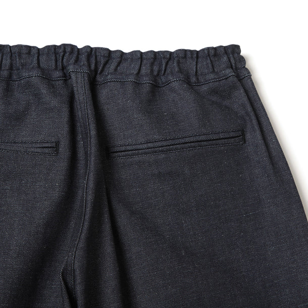 2P WIDE PANTS (STRECH DENIM) - INDIGO