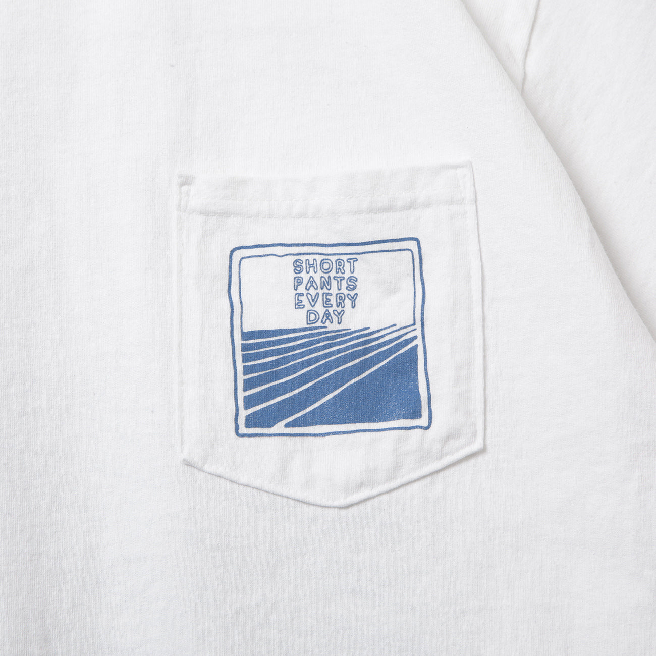 TEAM T-SHIRTS - WHITE × BLUE