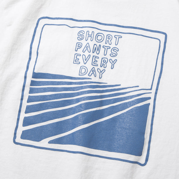 TEAM T-SHIRTS - WHITE × BLUE