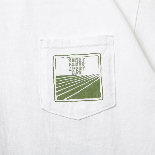 TEAM T-SHIRTS - WHITE × KHAKI