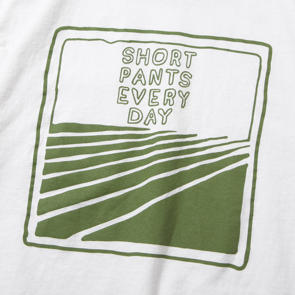 TEAM T-SHIRTS - WHITE × KHAKI